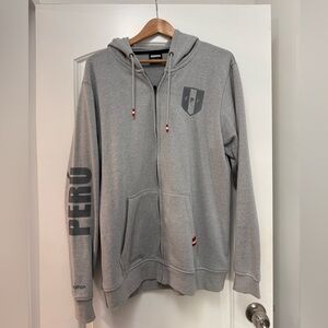 Peru zip up sweater
